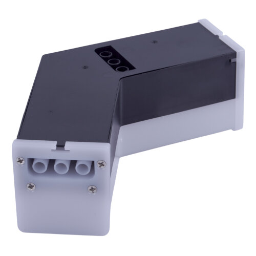 ULO-N11L-8W-6500K-120D IP40 BLACK Светильник светодиодный L-образный, Угол 120 градусов, Белый свет 6500K, 2000Лм, Алюминий, Цвет черный, TM Uniel - фото 2