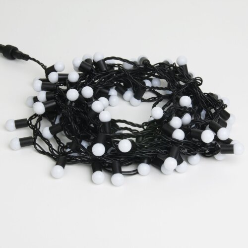 Гирлянда нить мульти с эффектом мерцания 10м IP65 - Фото 5