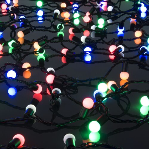 Гирлянда нить мульти с эффектом мерцания 10м IP65 - Фото 6
