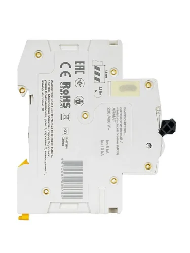 Выключатель автоматический модульный 2п C 25А M06N ARMAT IEK AR-M06N-2-C025 - фото 5