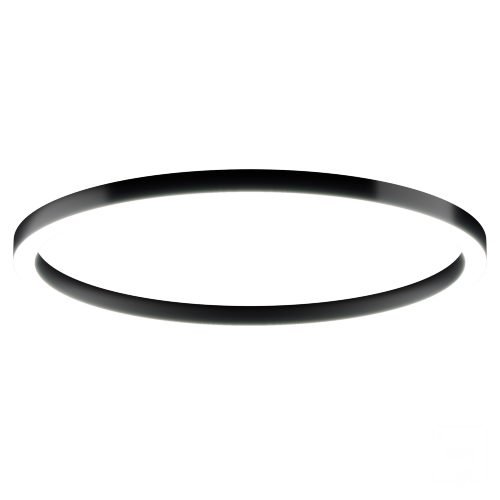 Светильник 6063 кольцо (RAL9005/1550mm/LT70 — 4K/146W) - фото 1