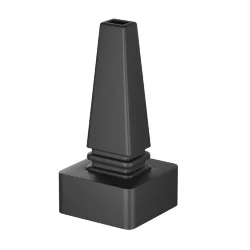 Настенный фиксатор для подвесного монтажа шинопровода Elasity (Черный)