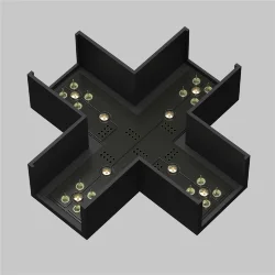 Коннектор питания X-образный Elasity (Черный) TRA160CX-11B