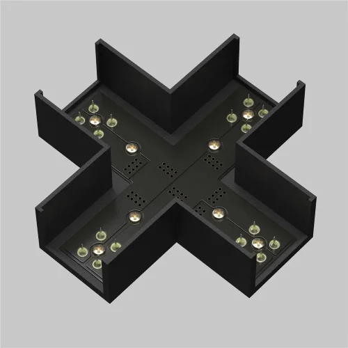 Коннектор питания X-образный Elasity (Черный) TRA160CX-11B - фото 3
