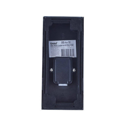UUL-P42A 2х6W-GU10 IP65 PINE Светильник уличный, под две лампы GU10, Архитектурный накладной, Цвет корпуса сосна, TM Uniel - фото 6