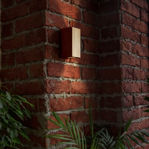 UUL-P42A 2х6W-GU10 IP65 PINE Светильник уличный, под две лампы GU10, Архитектурный накладной, Цвет корпуса сосна, TM Uniel - фото 9