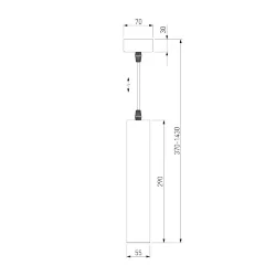 Подвесной светодиодный светильник 50161/1 LED (057418)