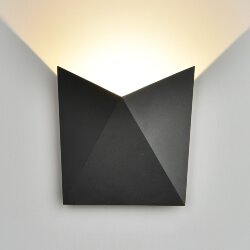 Уличный светодиодный светильник Batterfly черный 1517 Techno LED черный