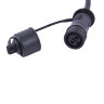 UCX-F90 S3-0.4M-BK Провод-разветвитель для гирлянд серии F90PRO, 0.4м, 3 выхода, Статика-мерцание, IP67, Черный - фото 4