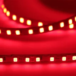 Светодиодная лента S-образная 2835, 120led/m, red, 12V, IP20, BA3