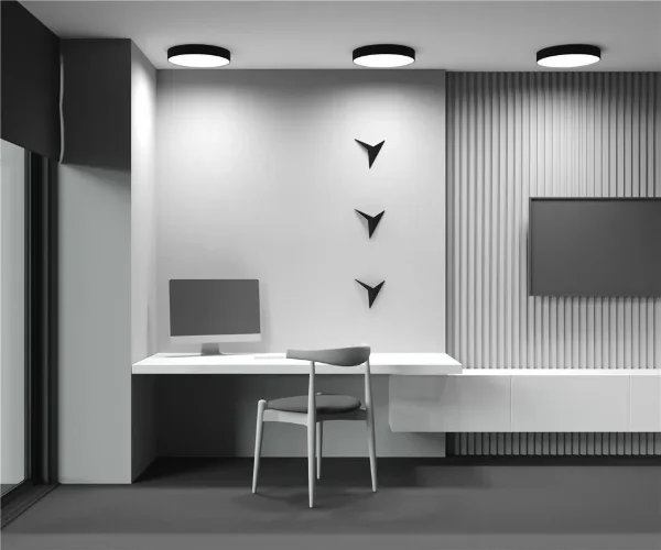 Потолочный светильник Zon 4000K 45W 120° (Черный) - фото 14