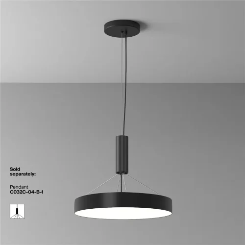 Потолочный светильник Зон / Zon 45 Вт 4000 К 120° (Черный) C032CL-45W4K-RD-B - фото 5