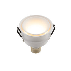 Встраиваемый светильник влагозащ., IP 44, 15 Вт, GU10, белый, алюминий, Denkirs DK2403-WH