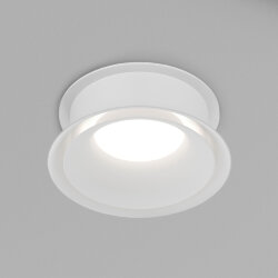 Встраиваемый светильник влагозащ., IP 44, 15 Вт, GU10, белый, алюминий, Denkirs DK2403-WH