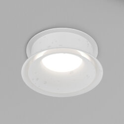 Встраиваемый светильник влагозащ., IP 44, 15 Вт, GU10, белый, алюминий, Denkirs DK2403-WH