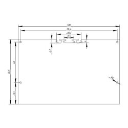 Заглушка металл 76120 сталь 1 мм