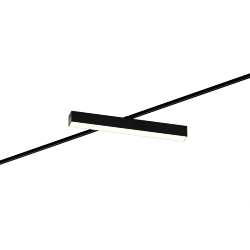 Трековый светильник 6063 5050 TR4 (RAL9005/500mm/Prizma — 4K/19W)