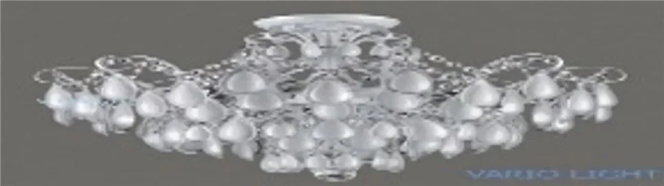 Серия Chabrol заслуживает особого внимания благодаря интересному цветовому сочетанию отделки арматуры, каплевидным кристаллам из стекла. Благодаря необычному дизайну светильники станут настоящим украшением любого интерьера! (Серебро) - фото 3