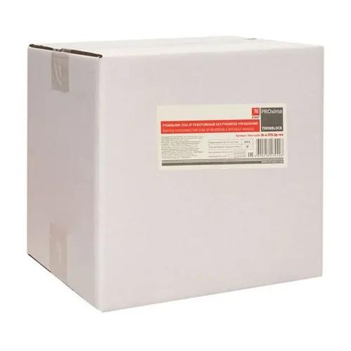 Рубильник 3п 315А реверсивный без рукоятки управления TwinBlock EKF tb-s-315-3p-rev - фото 7