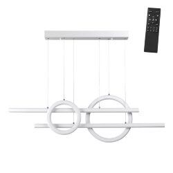 Светильник подвесной светодиодный диммируемый, в комплекте беспроводной пульт ДУ, длина провода 2м «Novotech» 359182, серия: ONDO - -