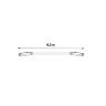 UCX-PP2-L10-030 WHITE 1 POLYBAG Провод для соединения светильников для растений ULI-P, 30 см, 2 контакта, Белый - фото 4
