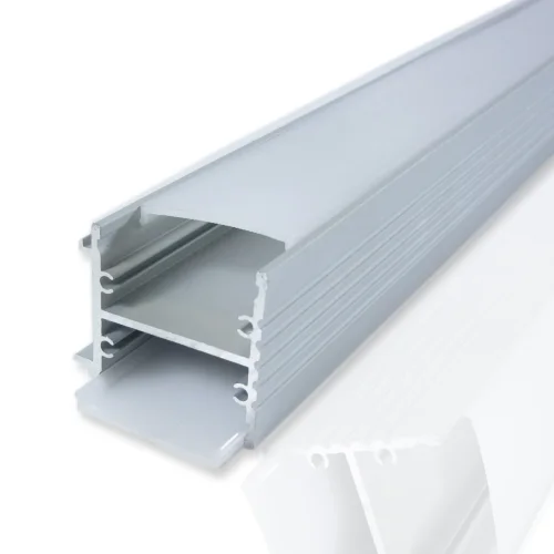 Алюминиевый профиль 878 (2000х35х42мм с рассеивателем) - фото I