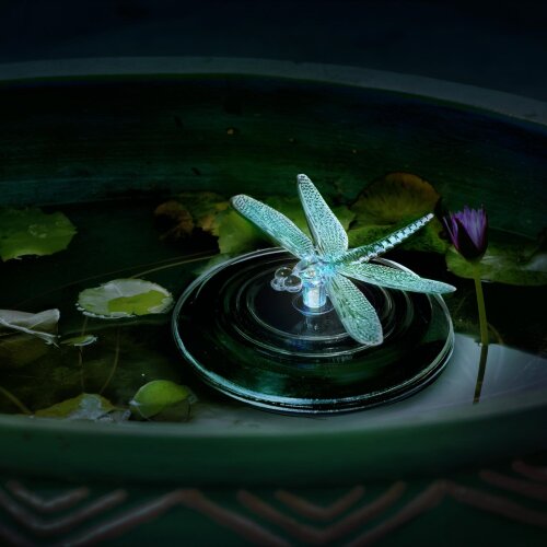 USL-S-106-PT075 Садовый светильник на солнечной батарее Magic dragonfly.Серия Special - фото 5