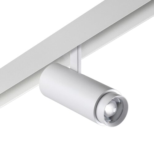 Трековый светильник для низковольтного шинопровода с переключателем цветовой температуры и мощности «Novotech» 359206, серия: FLUM (крепление к треку). Фото 2.