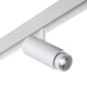 Трековый светильник для низковольтного шинопровода с переключателем цветовой температуры и мощности «Novotech» 359206, серия: FLUM (крепление к треку). Фото 2.