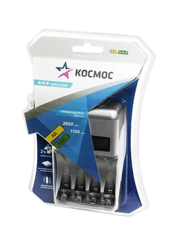 Устройство зарядное КОС 505 (без аккум.) 2.5ч (1-4 АА.ААА) Космос KOC505 - фото 2
