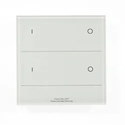 Сенсорная панель T16-2 White IC19 (220V, DIM, 2 zone, DMX512, RF 2.4GHz)
