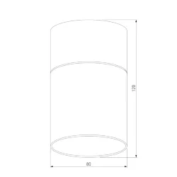 Светильник потолочный светодиодный 10W 4000К белый 25047/LED (064710)