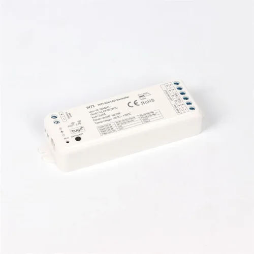 Контроллер WT1 KZ1 (WiFi, 2.4G, tuya, 12-36V, 2ch x 5A, 120/240/360W) - фото I