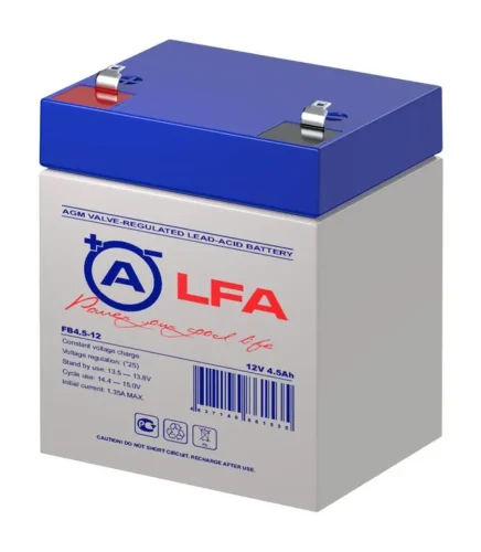 Аккумулятор 12В 4.5А.ч LFA FB4.5-12 LFA - фото