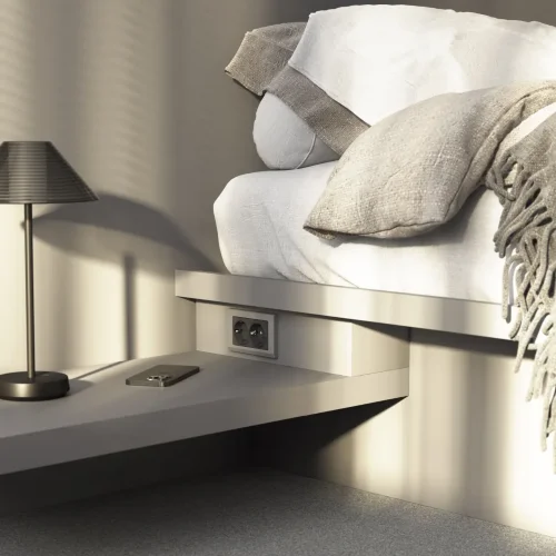 Розетка двойная с заземлением (графит матовый) W1172064 - фото 2