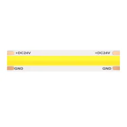 Светодиодная лента 24В COB 12Вт/м 6000K 5м IP65 (Белый) 10187