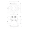 Акустическая розетка (черный матовый) W1185008 - фото 7