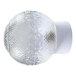 Светильник НББ 64-60-080 'Цветочек' d150 1х60Вт E27 IP20 корпус прямой бел. Элетех 1005100155