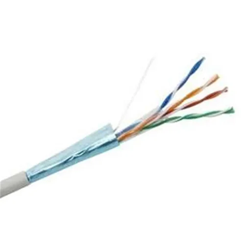Кабель витая пара F/UTP кат.5E 4х2х24AWG solid CCA PVC сер. (м) Net.on 01-1001 - фото