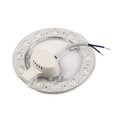 ULE-Q930-12W-4000K IP40 CLEAR Светильник-модуль светодиодный с драйвером, 220В, диаметр 120мм, Белый свет 4000K, Угол 180градусов, TM Volpe