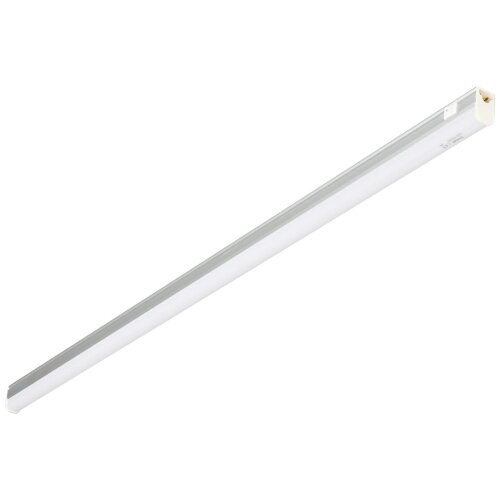 ULI-L02-10W-4200K-SL Светильник линейный светодиодный (аналог Т5) Белый свет(4200K) 900Lm. Выключатель на корпусе. Серебристый. - фото