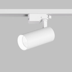 Трековый светильник SOLID KOPER, 135мм, d60, 220V, LED 4000K, 15W, IP20, белый, алюминий, Denkirs DK6452-WH