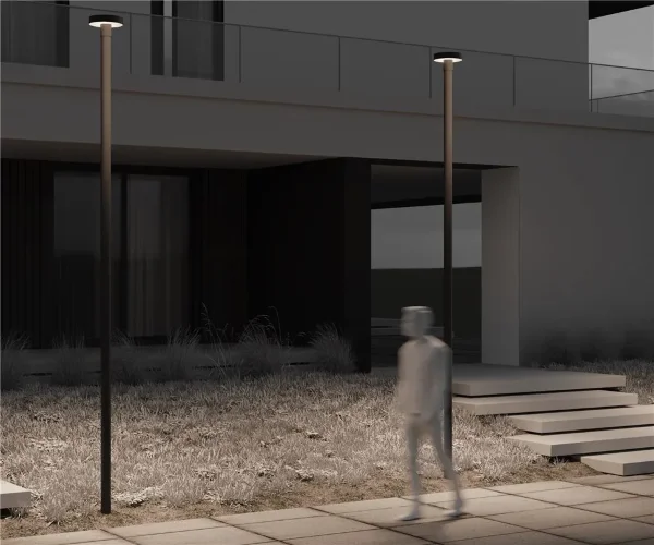 Парковый светильник Katto 3000К 30Вт IP 65 (Графит) - фото 2