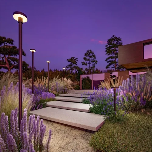 Парковый светильник Katto 3000К 30Вт IP 65 (Графит) - фото 9