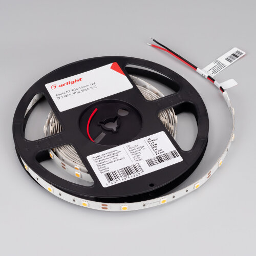 Светодиодная лента RT-В30-10mm 12V Day4000 (7.2 W/m, IP20, 5060, 5m) (Arlight, 7.2 Вт/м, IP20) 011570(2) - фото 2