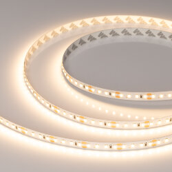 Светодиодная лента RT-А120-10mm 48V Warm3000 (9.6 W/m, IP20, 2835, 30m) (Arlight, Открытый) 032189