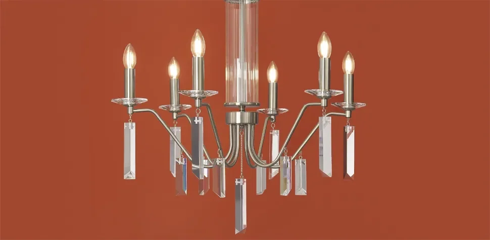 Подвесной светильник Урожай / Harvest (Никель) FR2041PL-06N - фото 13