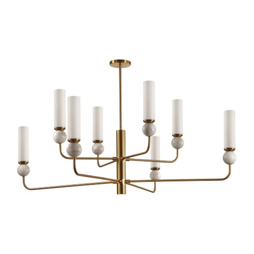 Люстра на штанге «ODEON LIGHT» 4359/8, серия: LOLLA (крепление на планке). Фото 1.