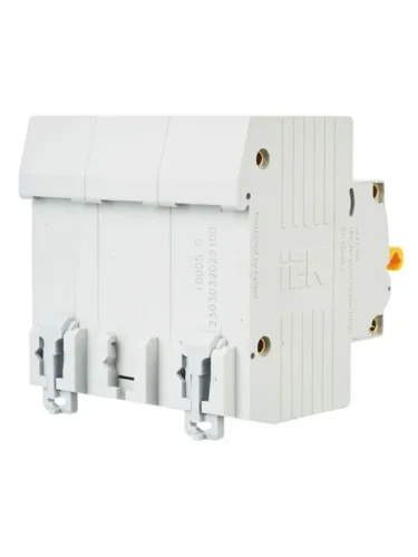 Выключатель автоматический модульный 3п D 100А 10кА ВА47-100 KARAT IEK MVA40-3-100-D - фото 3