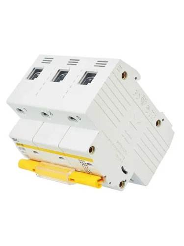 Выключатель автоматический модульный 3п D 100А 10кА ВА47-100 KARAT IEK MVA40-3-100-D - фото 6